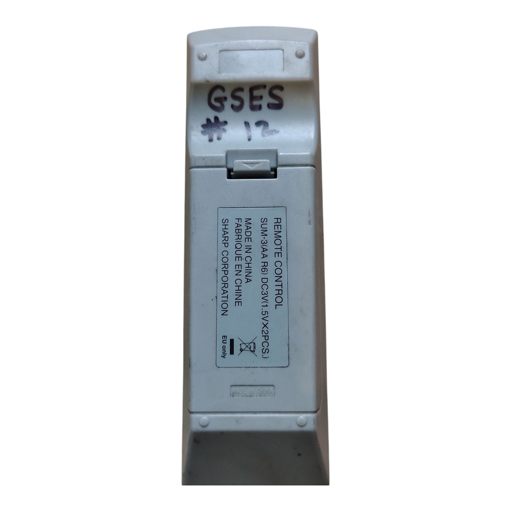 SHARP GA837WJSA Projector Remote Control Silver Grey Universal Mouse Function - Picture 2 of 3